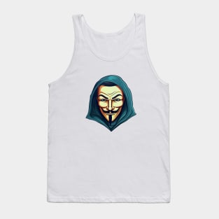 Remember Remember The 5th Of November, Guy Fawkes Night, Anonymous Tank Top